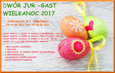 Plakat promujący ofertę